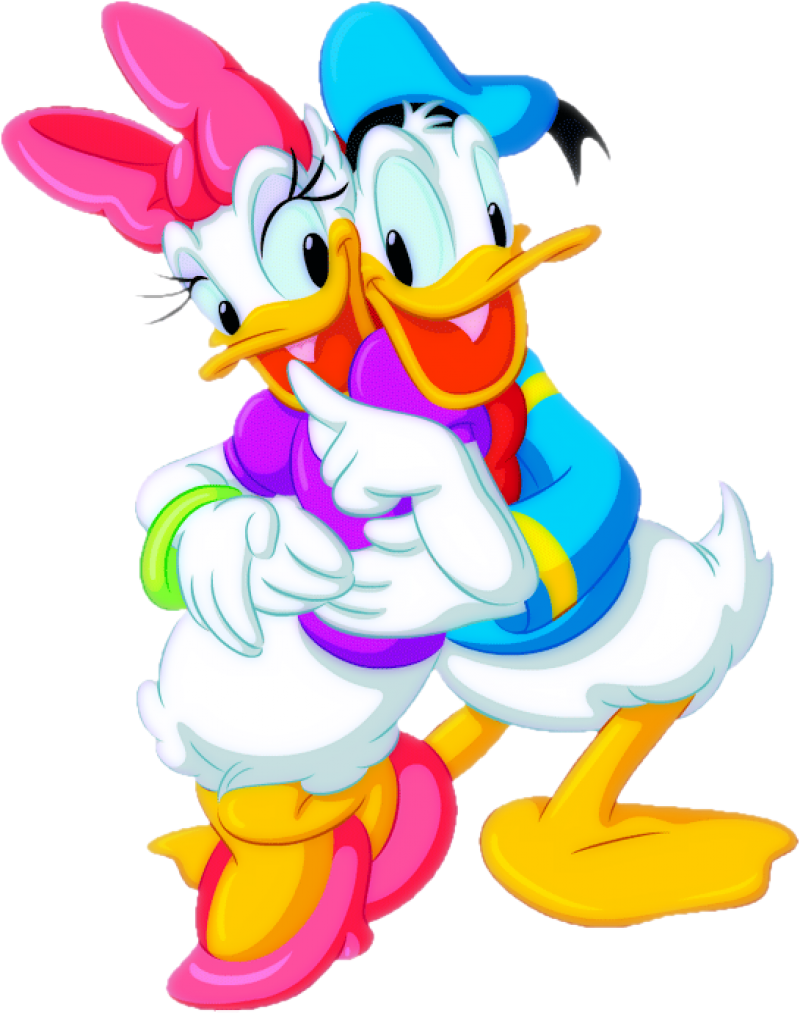 Donald Duck Png Icon - Donald And Daisy Duck Png (545x690), Png Download