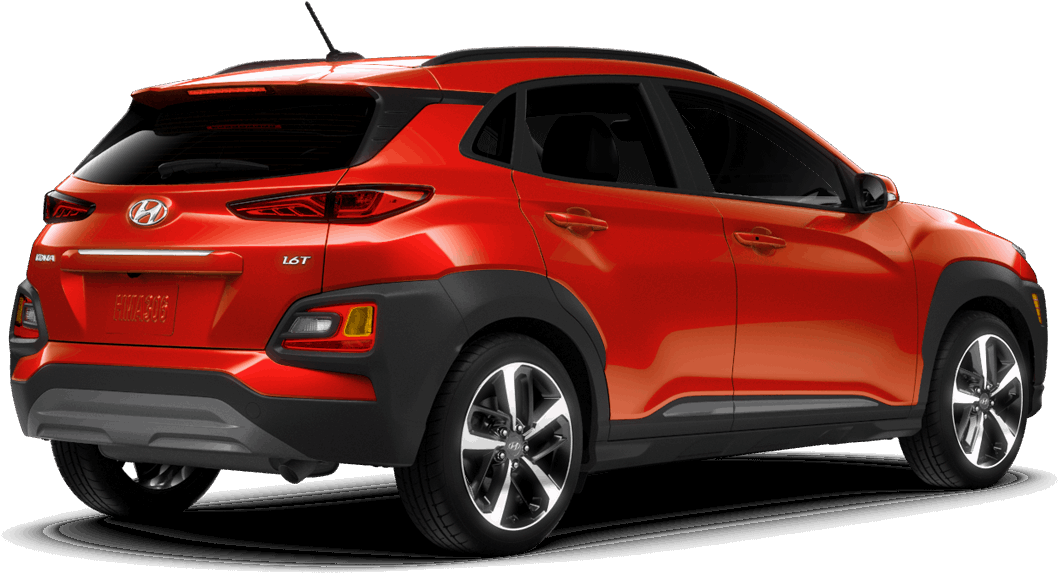 Exterior Colour - Kona Hyundai 2018 Tangerine (1480x800), Png Download
