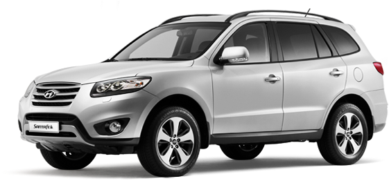 Santa Fe - Hyundai Santa Fe Old (560x330), Png Download