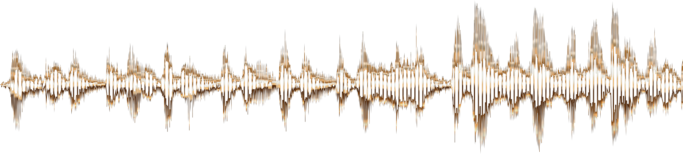 This Free Icons Png Design Of City Of Gold Sound Wave (2296x520), Png Download