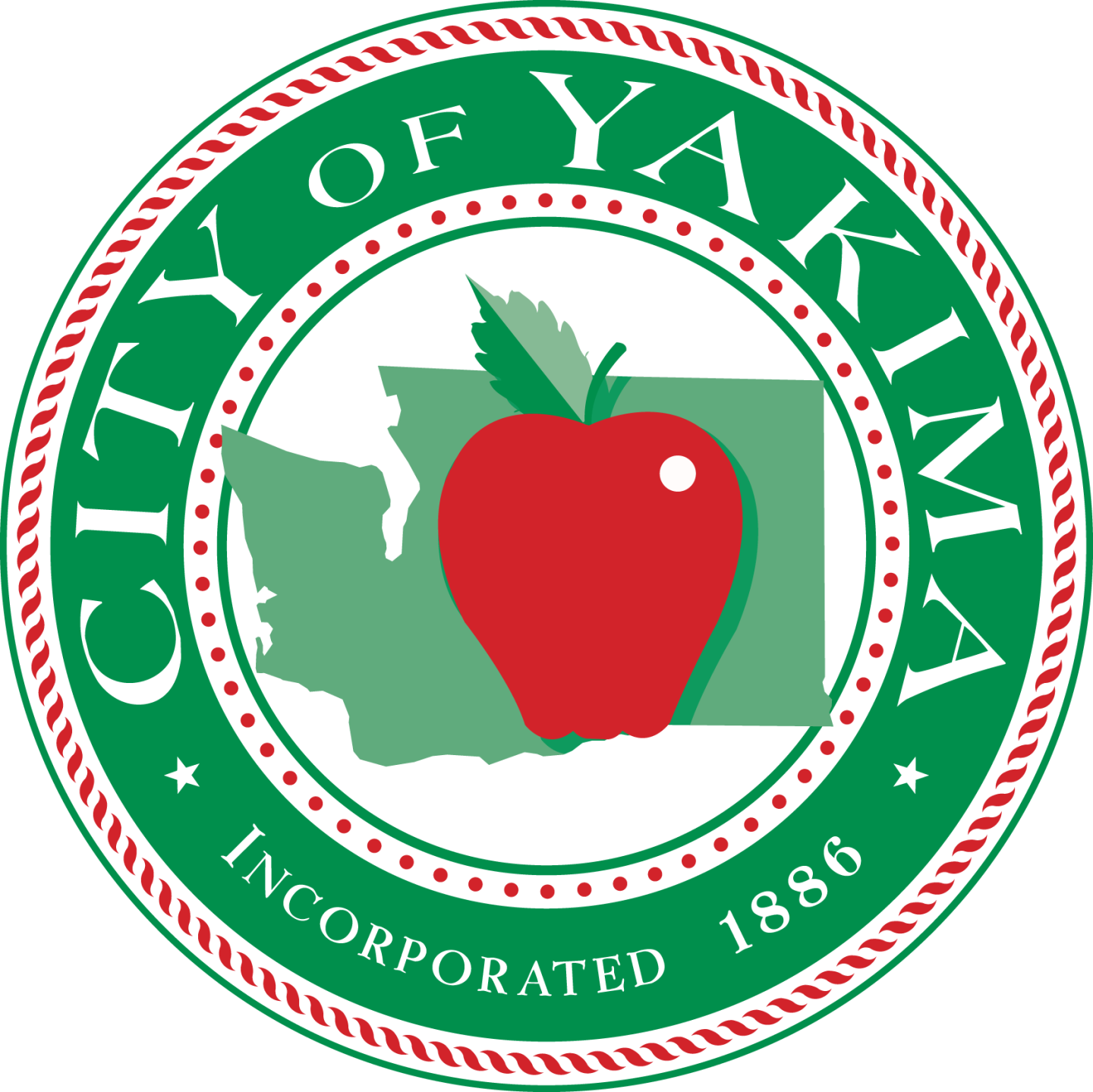 Yakima City Logo Transparent Background - City Of Yakima Seal (1440x1439), Png Download