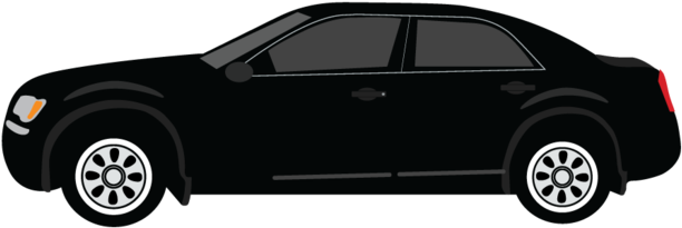 Chrysler - Car (1000x402), Png Download