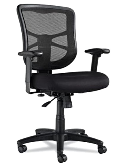Office Chair Png Photo - Alera Elusion Series Mesh Mid-back Swivel/tilt Chair (650x558), Png Download