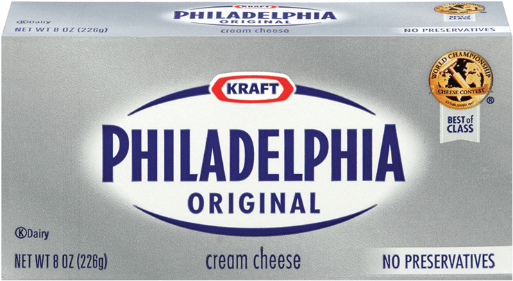 Clip Art Free Download Peppermint Cookie Balls Kraft - Philadelphia Cream Cheese Grams (750x750), Png Download