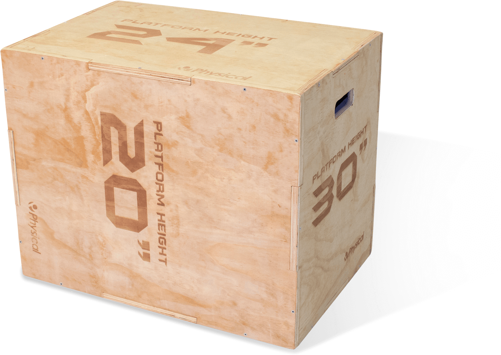 3 In 1 Wooden Plyo Box - Physical Company 3-in-1 Wooden Plyo Box (flat Packed) (2000x2000), Png Download