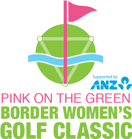 Pink On The Green Border Women's Golf Classic October - Anz Bank (500x523), Png Download