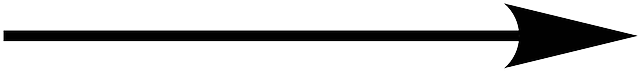 Black, Right, Diagram, Arrow, Direction, Element, Block - Langer Pfeil Nach Rechts (640x320), Png Download