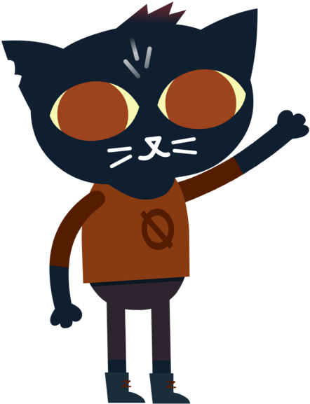 Night In The Woods Transparent Images Png - Night In The Woods Character (1191x670), Png Download