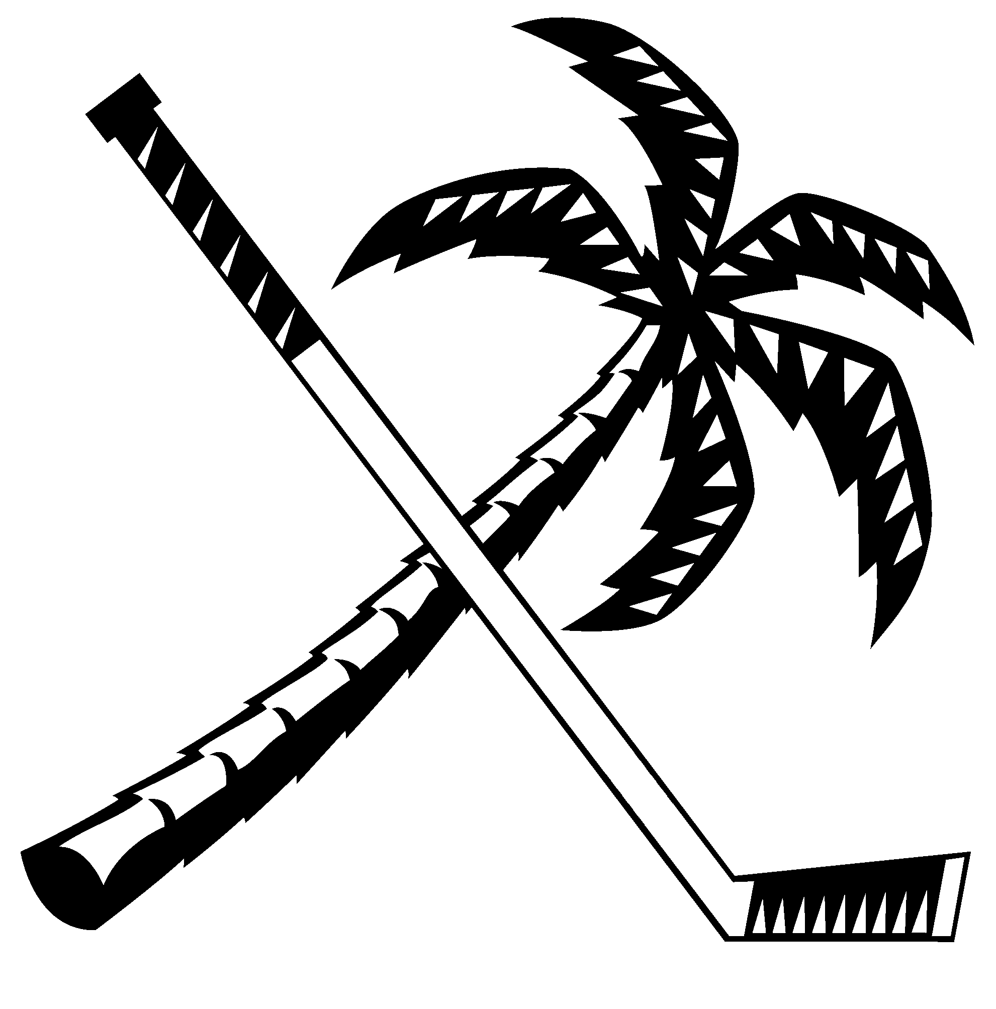 Florida Panthers Logo Black And White - Florida Panthers Logo (2400x2400), Png Download