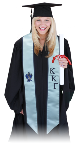 Kappa Kappa Gamma - Academic Dress (286x500), Png Download