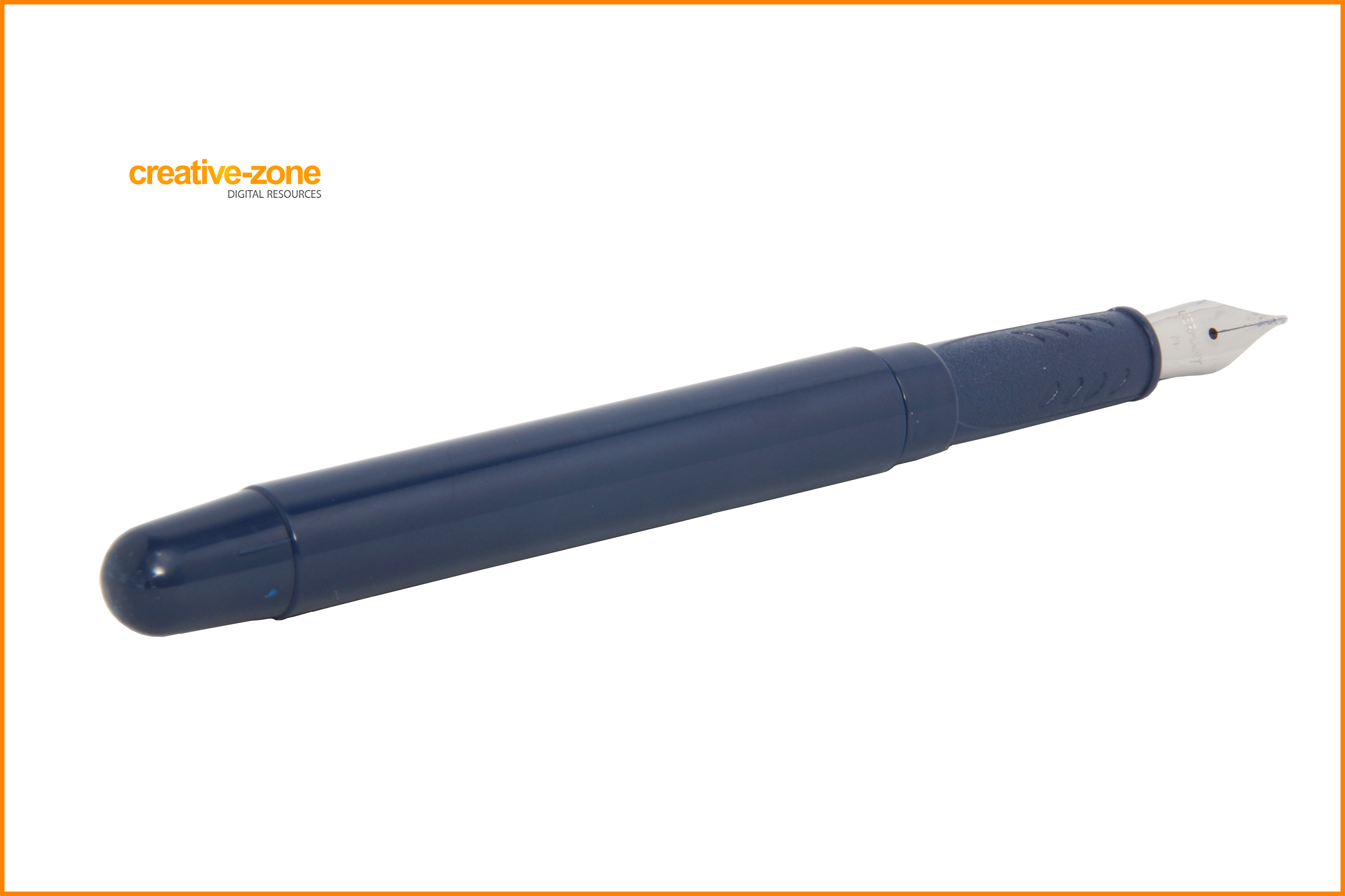 Ink Pen, Fountain Pen, Blue, Transparent - Pen (6030x4020), Png Download