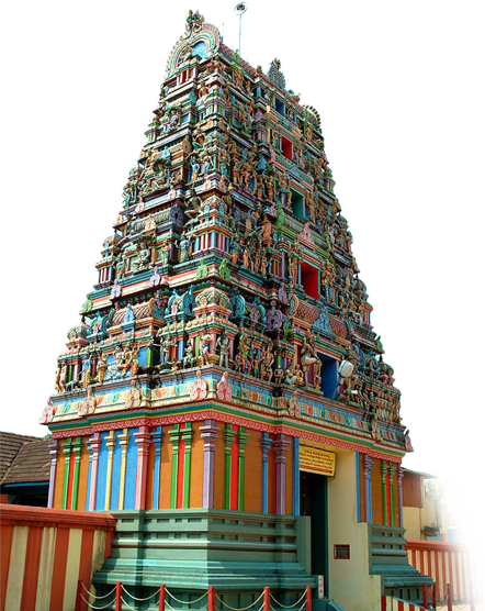 This Saint Like Toddy Tapper Is Known As Bhandasanyasi - Transparent Hindu Temple Png (442x556), Png Download