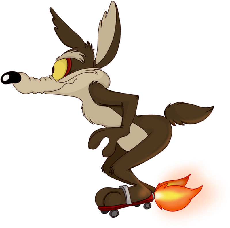 Coyote Clipart Roadrunner Coyote - Looney Tunes Coyote Png (959x832), Png Download