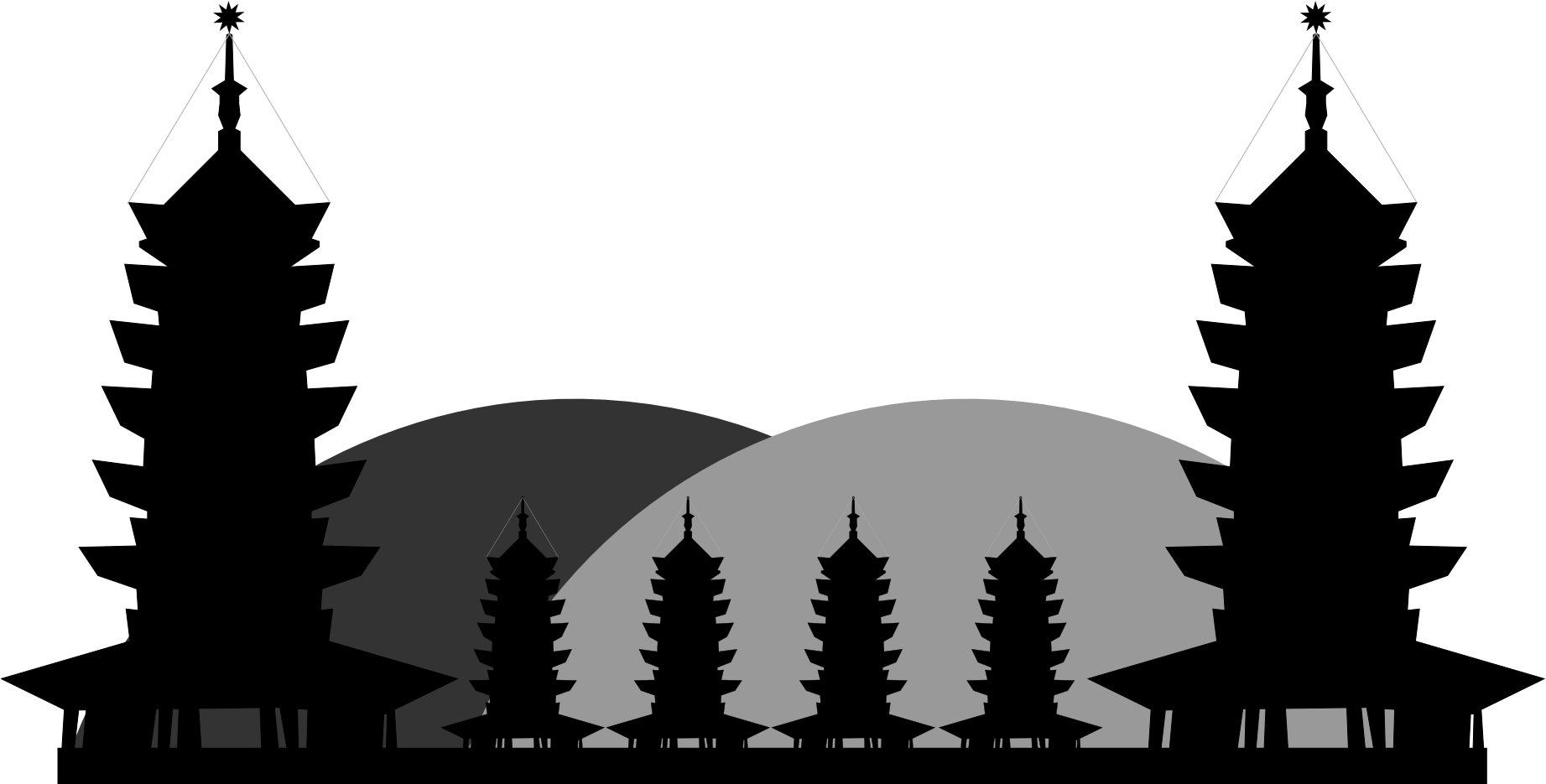 How To Set Use Temple Clipart (600x304), Png Download