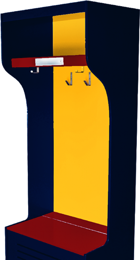 Mini Locker Sport Lockers And Stick Racks (hockey, - Wood (1000x1000), Png Download