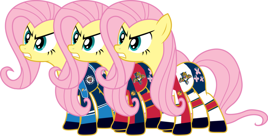 Fjojr, Clothes, Florida Panthers, Fluttershy, Hockey, - Fluttershy (900x458), Png Download
