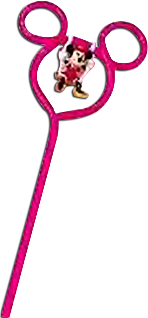 Minnie Mouse Pen Hot Pink Ink Pen - Pen (328x650), Png Download
