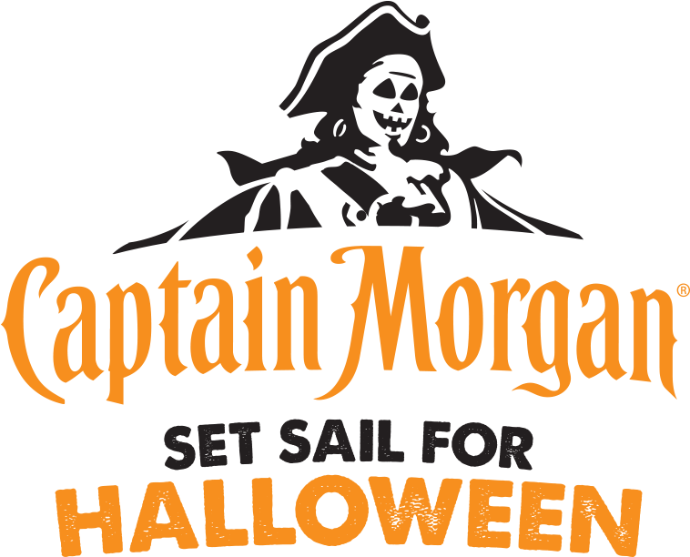 Captain Morgan Halloween Logo - Captain Morgan (792x630), Png Download