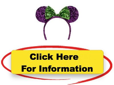 Disney Theme Parks Minnie Mouse Sequin Headband Purple - T-shirt (400x300), Png Download