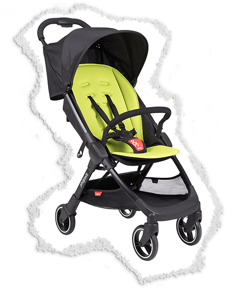 Phil And Teds Go Stroller In Apple Is Lightweight - Phil And Teds Go Apple (500x600), Png Download