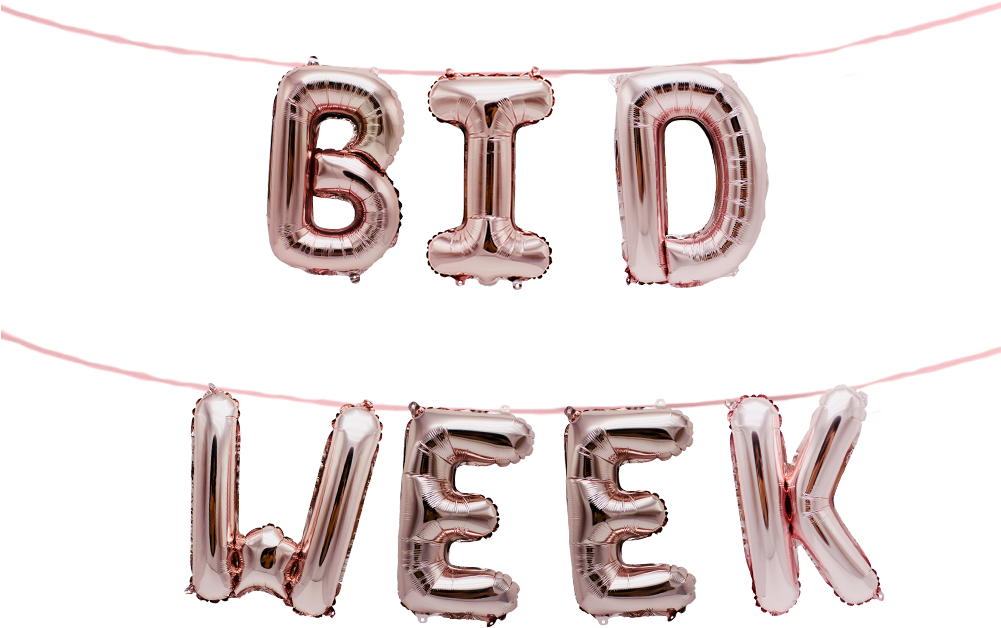 Bid Week Greek Alphabet Balloon Banner Set Fraternity - Fraternities And Sororities (1000x1000), Png Download
