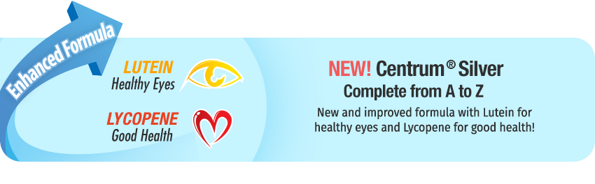 Centrum Silver Enchanced Formula Banner - Centrum (850x264), Png Download