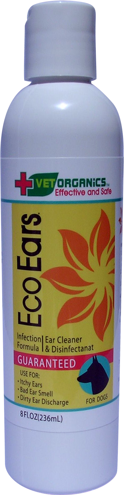 Treat Your Dog's Ear Infection With Ecoears To Eliminate - Vet Organics Ecoears Dog Ear Cleaner. Infection Formula. (1152x1766), Png Download