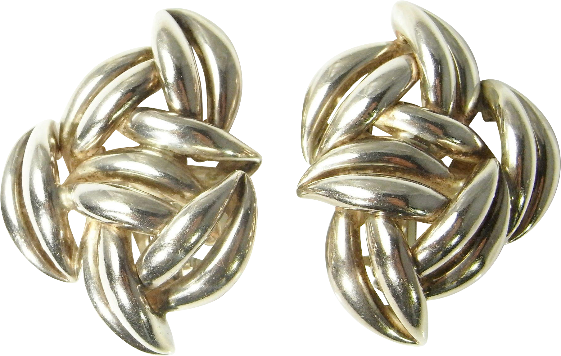 Banner Royalty Free Download Statement Earrings Sterling - Sterling Silver Clip On Earrings (1806x1806), Png Download