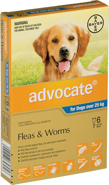 Advocate® Xl Dogs - Combined Dog Worm And Flea Treatment (364x617), Png Download
