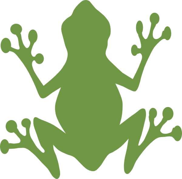 Green Frog Clipart Png For Web (600x589), Png Download