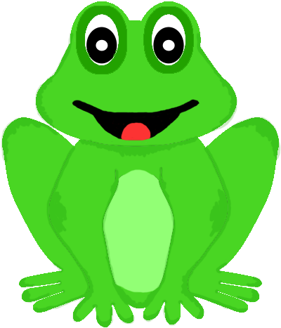 Animal Clipart Of A 3d Bespectacled Green Female Frog - Frog Clip Art (400x480), Png Download