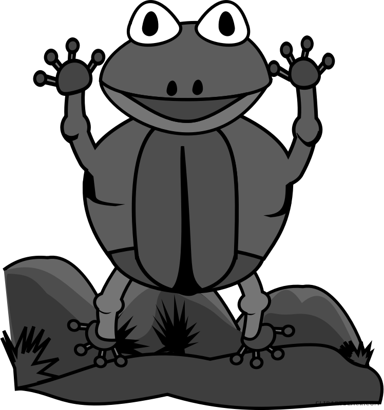 Frog Animal Free Images Clipartblack - Clip Art (748x800), Png Download