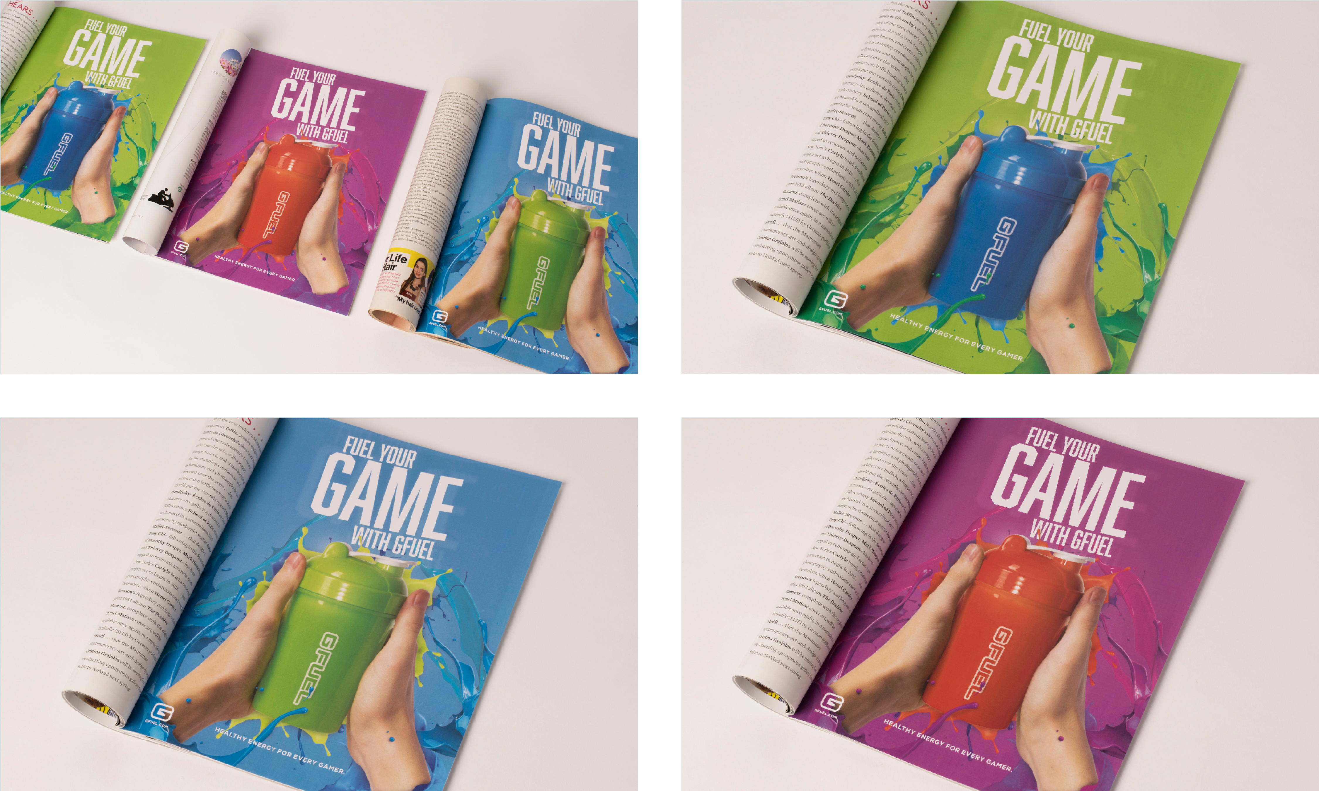 G Fuel Ad Series - Brochure (5100x3300), Png Download