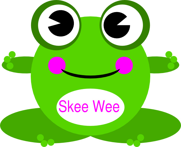 This Free Clipart Png Design Of Skee Wee Frog Clipart (600x489), Png Download