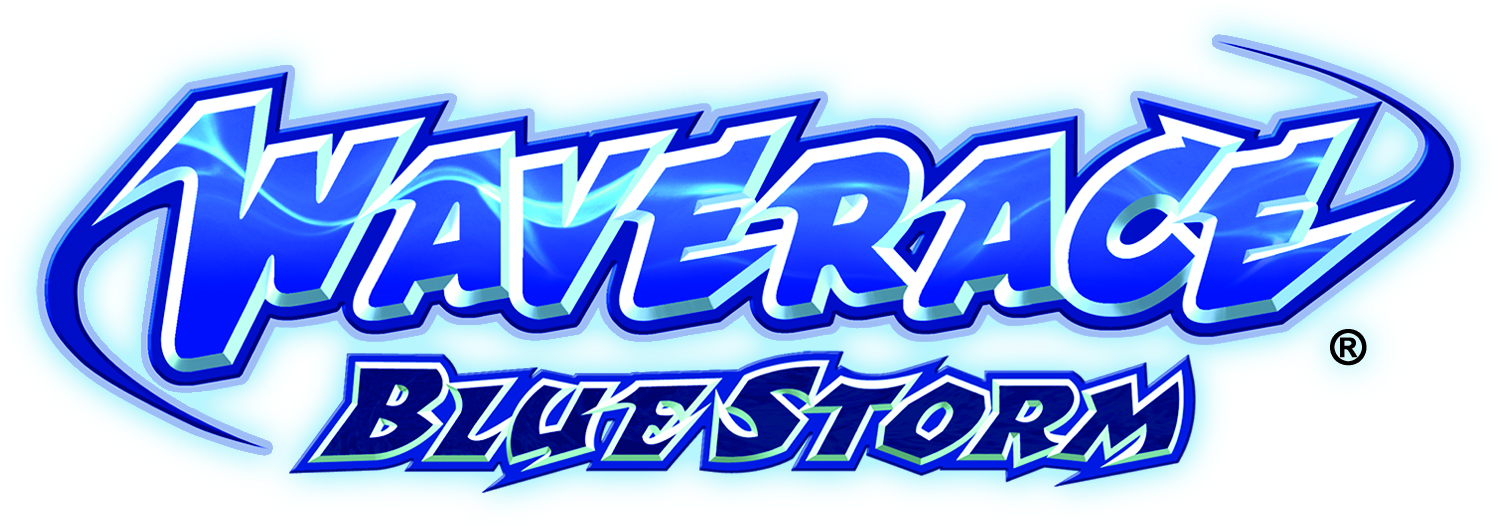 Wave Race Blue Storm Logo (1500x560), Png Download