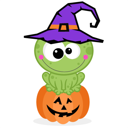 Halloween Frog Svg Scrapbook Title Svg Cutting Files - Halloween Frog (432x432), Png Download