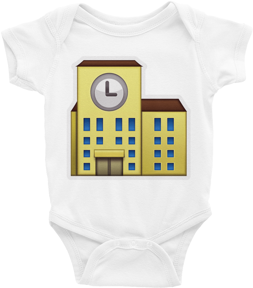 Emoji Baby Short Sleeve One Piece - Emojis School Png Iphone (1000x1000), Png Download