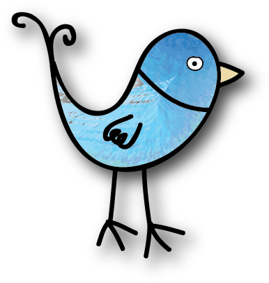 Blue Bird Girl (446x453), Png Download