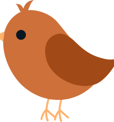 Orange Bird $500 - Bird Clip Art (375x400), Png Download