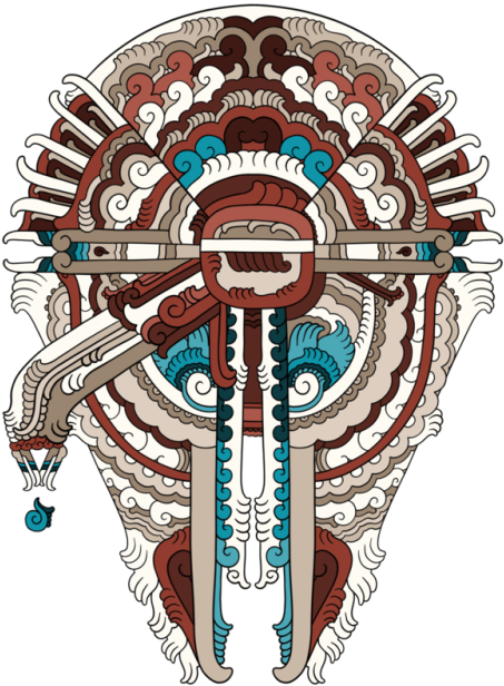The Millenium Falcon, Maya Style - Mayan Star Wars (500x667), Png Download