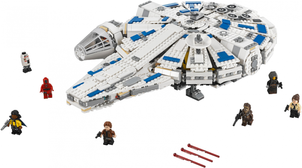 Lego Kessel Run Falcon (980x980), Png Download