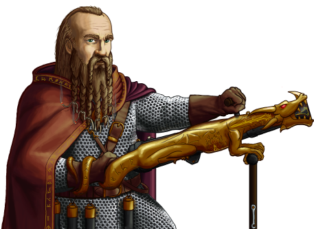 Whatever The Case, It Is For These Weapons That The - Dwarf Battle For Wesnoth (467x400), Png Download