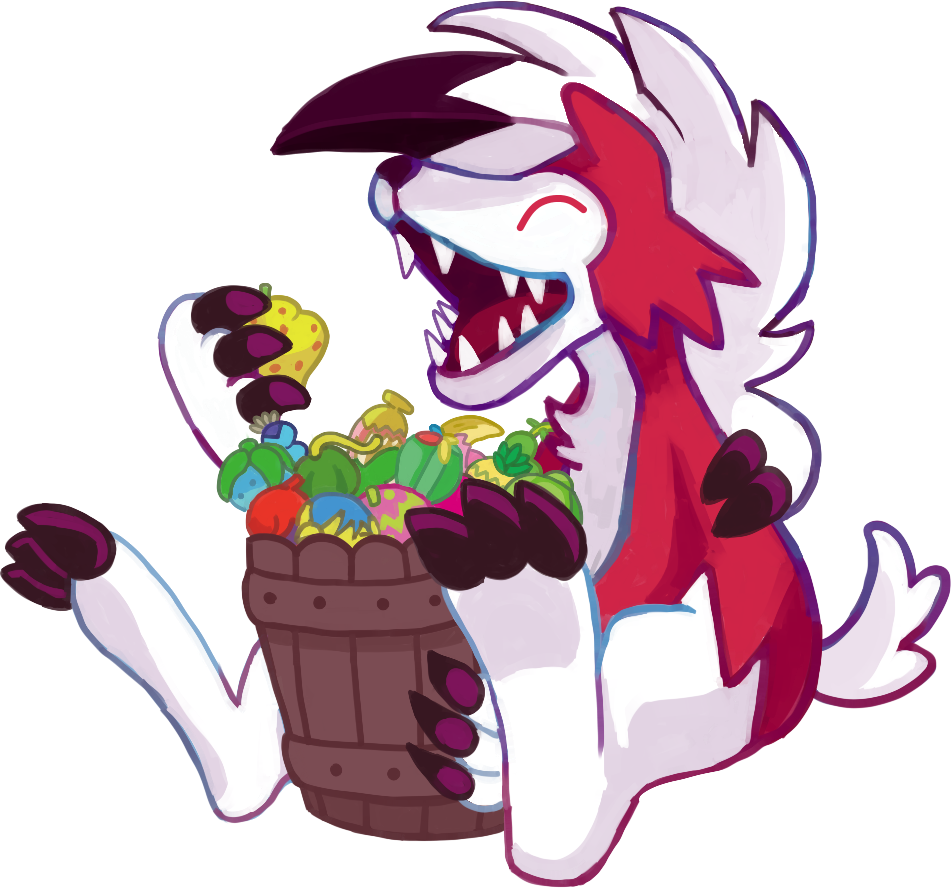 Berry Doggo - Fat Shiny Lycanroc Midnight (951x888), Png Download