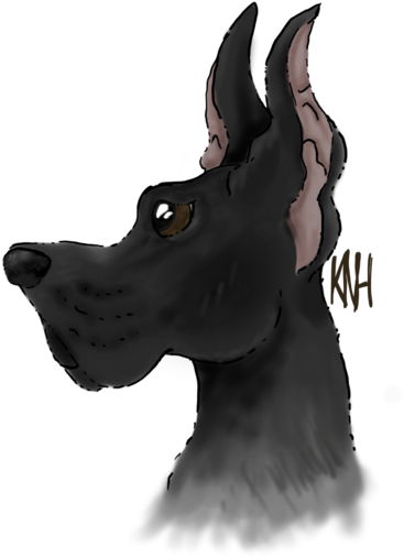 A Good Doggo - Black Rhinoceros (400x711), Png Download