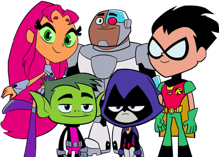 Teen Titans Go - Teen Titans Go To The Movies Credits (450x350), Png Download