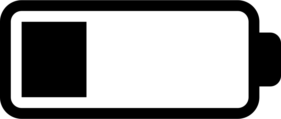 Battery Low - - Low Battery Png (980x416), Png Download