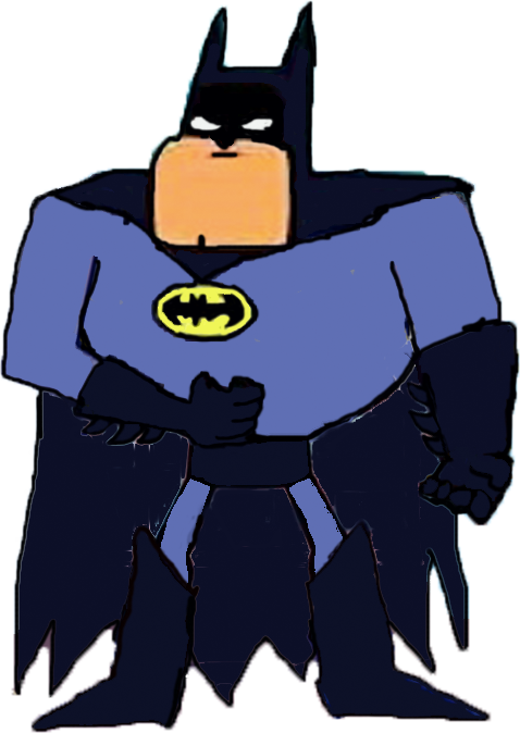 Batman Animated - Teen Titans Go Batman Png (478x674), Png Download