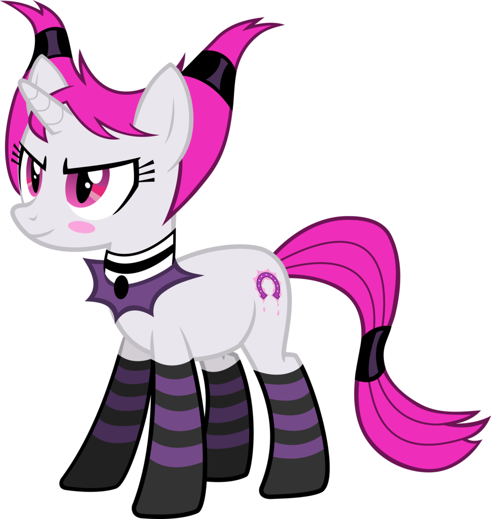 Cheezedoodle96, Blushing, Blush Sticker, Clothes, Glare, - Teen Titans Jinx Mlp (970x1024), Png Download