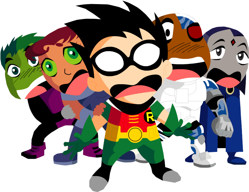 Cartoon Network Teen Titans Games Funny Pic Wallpaper - Teen Titans Png (1000x850), Png Download