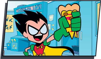 Teen Titans Go Food Fight - Dc Teen Titans Go! 3d Foam Blind Bag Key Chains Action (429x280), Png Download